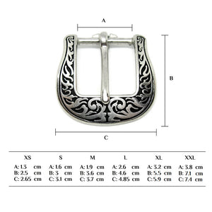 Spänne storlekar - Saddlers Design